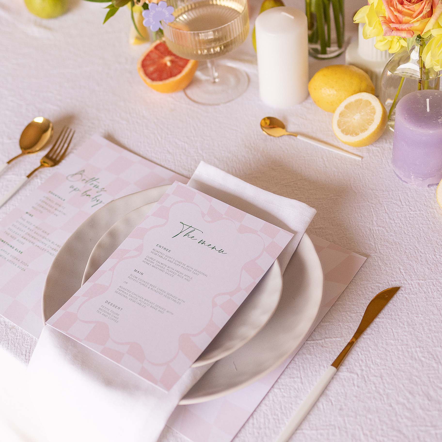 'CHECK' MENU – Papier Hq